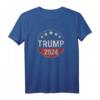 Trump 2024 Retro Kampagne Button T-Shirt - Re Elect President Trump, Patriotisches USA Wahlkampf-Design