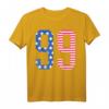 American Flag Number Ninety-Nine Graphic T-Shirt - Trendiges Patriotisches US-Flaggen-Design für Männer und Damen