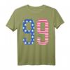 American Flag Number Ninety-Nine Graphic T-Shirt - Trendiges Patriotisches US-Flaggen-Design für Männer und Damen