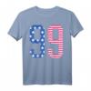 American Flag Number Ninety-Nine Graphic T-Shirt - Trendiges Patriotisches US-Flaggen-Design für Männer und Damen
