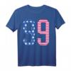 American Flag Number Ninety-Nine Graphic T-Shirt - Trendiges Patriotisches US-Flaggen-Design für Männer und Damen
