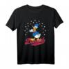 HapPanda Mickey & Friends Americana Donald Duck Star Circle T-Shirt - Offiziell lizenziertes Disney Fan-Shirt