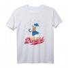 HapPanda Mickey & Friends Americana Donald Duck Star Circle T-Shirt - Offiziell lizenziertes Disney Fan-Shirt
