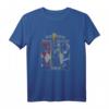 HapPanda T-Shirt Red White & Blue Ranger Americana Panels - Patriotisches Officially Licensed Design