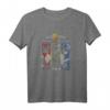 HapPanda T-Shirt Red White & Blue Ranger Americana Panels - Patriotisches Officially Licensed Design