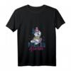 HapPanda Mickey & Friends Daisy Duck Sparkle T-Shirt mit V-Ausschnitt – Offiziell lizenzierte Disney Fanmode