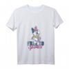HapPanda Mickey & Friends Daisy Duck Sparkle T-Shirt mit V-Ausschnitt – Offiziell lizenzierte Disney Fanmode