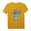 HapPanda Lilo & Stitch Americana T-Shirt – Offizielles Disney Merchandise, Perfekt für den 4. Juli & Geburtstagsfeiern