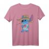 HapPanda Lilo & Stitch Americana T-Shirt – Offizielles Disney Merchandise, Perfekt für den 4. Juli & Geburtstagsfeiern