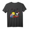 HapPanda Schroeder und Snoopy Americana T-Shirt - Offizielles Peanuts Lizenzprodukt