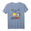 HapPanda Schroeder und Snoopy Americana T-Shirt - Offizielles Peanuts Lizenzprodukt