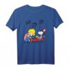 HapPanda Schroeder und Snoopy Americana T-Shirt - Offizielles Peanuts Lizenzprodukt