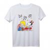 HapPanda Schroeder und Snoopy Americana T-Shirt - Offizielles Peanuts Lizenzprodukt