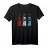 Coca-Cola Triple Americana Bottles Outline T-Shirt – Stilvolles Soft Drink & Americana Design für Fans
