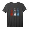 Coca-Cola Triple Americana Bottles Outline T-Shirt – Stilvolles Soft Drink & Americana Design für Fans