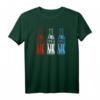 Coca-Cola Triple Americana Bottles Outline T-Shirt – Stilvolles Soft Drink & Americana Design für Fans