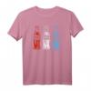 Coca-Cola Triple Americana Bottles Outline T-Shirt – Stilvolles Soft Drink & Americana Design für Fans