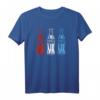 Coca-Cola Triple Americana Bottles Outline T-Shirt – Stilvolles Soft Drink & Americana Design für Fans