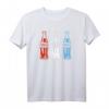 Coca-Cola Triple Americana Bottles Outline T-Shirt – Stilvolles Soft Drink & Americana Design für Fans
