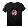 HapPanda Mickey Mouse Americana Sunglasses T-Shirt – Unisex Geschenk für Männer, Frauen, Jungen und Mädchen
