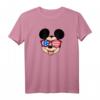 HapPanda Mickey Mouse Americana Sunglasses T-Shirt – Unisex Geschenk für Männer, Frauen, Jungen und Mädchen