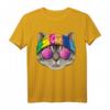 Hippie American Shorthair Liebe Friedenszeichen 70er Jahre T-Shirt – Niedliches Katzenmotiv für Tierliebhaber, Frieden, Harmonie & Retro-Style