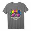 Hippie American Shorthair Liebe Friedenszeichen 70er Jahre T-Shirt – Niedliches Katzenmotiv für Tierliebhaber, Frieden, Harmonie & Retro-Style
