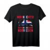 Angeln in Norwegen T-Shirt für Fischer & Angler – Lustiges Geschenk für Skandinavien-Urlaub und Naturfans