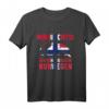 Angeln in Norwegen T-Shirt für Fischer & Angler – Lustiges Geschenk für Skandinavien-Urlaub und Naturfans