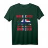 Angeln in Norwegen T-Shirt für Fischer & Angler – Lustiges Geschenk für Skandinavien-Urlaub und Naturfans