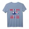 Angeln in Norwegen T-Shirt für Fischer & Angler – Lustiges Geschenk für Skandinavien-Urlaub und Naturfans