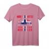 Angeln in Norwegen T-Shirt für Fischer & Angler – Lustiges Geschenk für Skandinavien-Urlaub und Naturfans