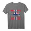 Angeln in Norwegen T-Shirt für Fischer & Angler – Lustiges Geschenk für Skandinavien-Urlaub und Naturfans