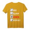 Eat Sleep Anime Repeat Manga Geschenk Japan Kanji Weeb Anime T-Shirt – Perfekt für Anime- und Manga-Fans, Cosplay & Japan Liebhaber