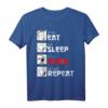 Eat Sleep Anime Repeat Manga Geschenk Japan Kanji Weeb Anime T-Shirt – Perfekt für Anime- und Manga-Fans, Cosplay & Japan Liebhaber