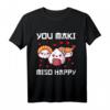 Sushi T-Shirt für Herren, Damen und Kinder mit Maki, Nigiri und Wasabi - Kawaii Japan Style, perfektes Geschenk für Sushi- und Japan-Fans
