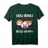 Sushi T-Shirt für Herren, Damen und Kinder mit Maki, Nigiri und Wasabi - Kawaii Japan Style, perfektes Geschenk für Sushi- und Japan-Fans