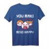 Sushi T-Shirt für Herren, Damen und Kinder mit Maki, Nigiri und Wasabi - Kawaii Japan Style, perfektes Geschenk für Sushi- und Japan-Fans