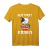 Kawaii Neko Ramen Lover Japanese Noodle Anime Halbarm T-Shirt für Katzen- und Anime-Fans – Perfekt für Männer, Frauen & Kinder