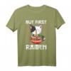 Kawaii Neko Ramen Lover Japanese Noodle Anime Halbarm T-Shirt für Katzen- und Anime-Fans – Perfekt für Männer, Frauen & Kinder