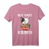 Kawaii Neko Ramen Lover Japanese Noodle Anime Halbarm T-Shirt für Katzen- und Anime-Fans – Perfekt für Männer, Frauen & Kinder