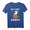 Kawaii Neko Ramen Lover Japanese Noodle Anime Halbarm T-Shirt für Katzen- und Anime-Fans – Perfekt für Männer, Frauen & Kinder