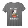 Kawaii Neko Ramen Lover Japanese Noodle Anime Halbarm T-Shirt für Katzen- und Anime-Fans – Perfekt für Männer, Frauen & Kinder