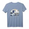 The Great Wave Kanagawa - Japanische Kunst T-Shirt mit Großer Welle für Männer, Frauen & Kinder – Perfektes Geschenk für Manga, Anime & Kawaii Fans