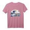 The Great Wave Kanagawa - Japanische Kunst T-Shirt mit Großer Welle für Männer, Frauen & Kinder – Perfektes Geschenk für Manga, Anime & Kawaii Fans