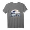 The Great Wave Kanagawa - Japanische Kunst T-Shirt mit Großer Welle für Männer, Frauen & Kinder – Perfektes Geschenk für Manga, Anime & Kawaii Fans