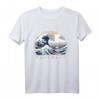 The Great Wave Kanagawa - Japanische Kunst T-Shirt mit Großer Welle für Männer, Frauen & Kinder – Perfektes Geschenk für Manga, Anime & Kawaii Fans