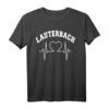 I LOVE LAUTERBACH HEARTBEAT T-Shirt – Lustiges Geschenk für Lauterbach-Fans, Freunde & Familie mit Herz- und EKG-Design für Humor & Liebe