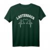 I LOVE LAUTERBACH HEARTBEAT T-Shirt – Lustiges Geschenk für Lauterbach-Fans, Freunde & Familie mit Herz- und EKG-Design für Humor & Liebe