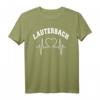 I LOVE LAUTERBACH HEARTBEAT T-Shirt – Lustiges Geschenk für Lauterbach-Fans, Freunde & Familie mit Herz- und EKG-Design für Humor & Liebe